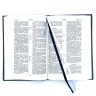 БИБЛИЯ 055 Твердый переплет, цвет черный, надпись "Библия", параллельные места, белые страницы, крупный шрифт /140х215/