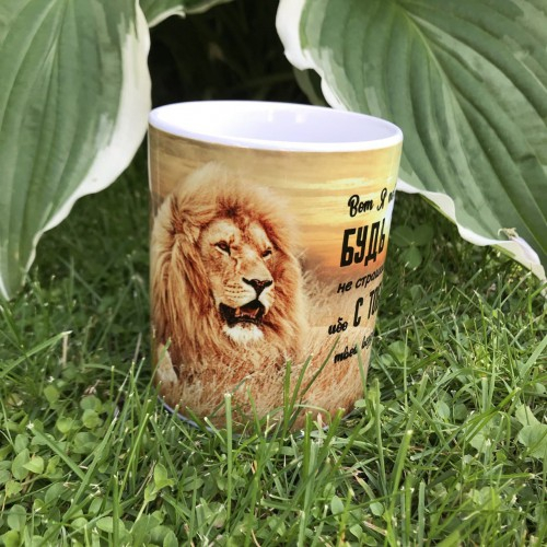 Кружка "БУДЬ ТВЕРД И МУЖЕСТВЕН"