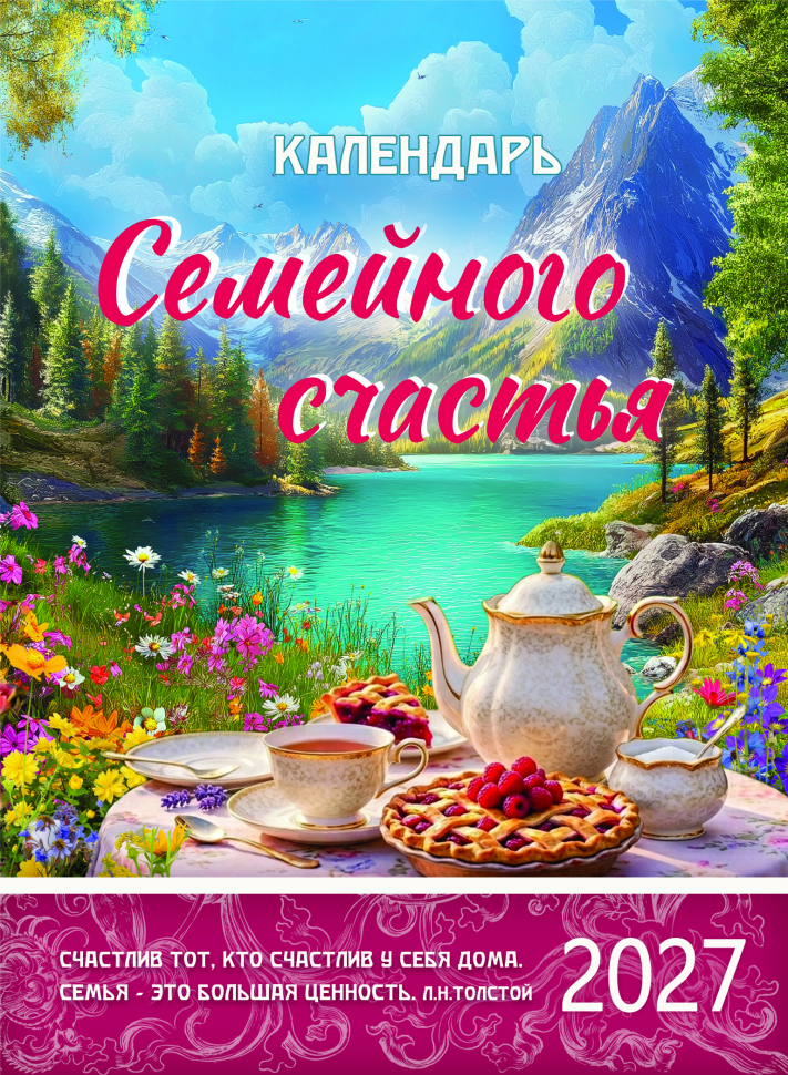Перекидной календарь 2027: Календарь семейного счастья /350х250/