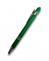 Ручка-стилус "Мужья, любите своих жен..." /Зеленый/