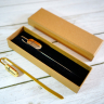 Уценка! Металлическая премиум закладка в подарочной коробке "КРЕСТ" /золото/