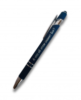 Ручка-стилус "А что об этом скажет Бог?" /Темно-синий/