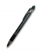 Ручка-стилус "Будьте благоразумны и бодрствуйте в молитвах" /Серый/