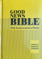 Уценка! GOOD NEWS BIBLE. Today's English Version. Библия на английском языке c неканоническими книгами. Большой формат. Словарь, карты, закладка /220x150/
