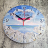 Часы настенные: "Любовь никогда не перестает" /круглые/