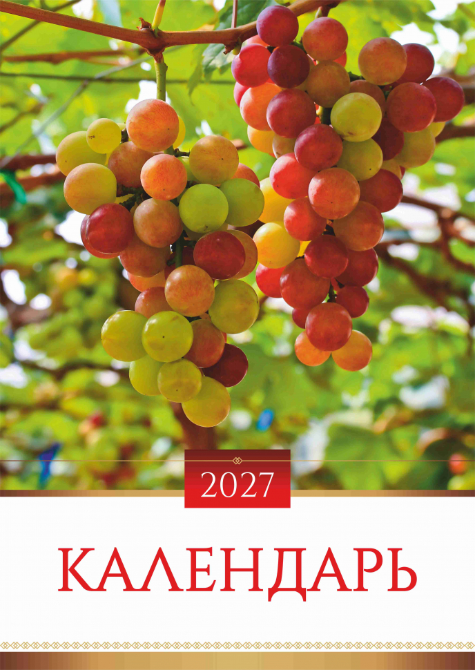 Перекидной календарь 2027: Слово Божье в каждый дом. 6 листов /Акварель/