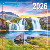 Перекидной календарь на 2026 год: Природа