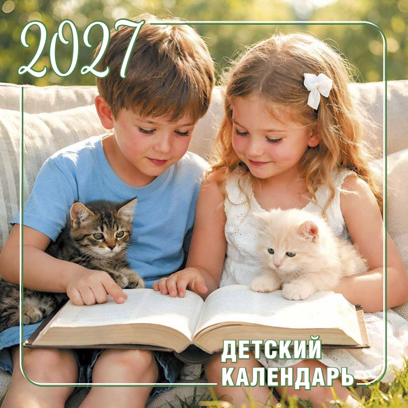 Перекидной календарь на 2027 год: Детский