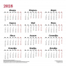 Перекидной календарь на 2027 год: Природа Перекидной календарь на 2027 год: Природа