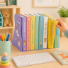 ПОДСТАВКА ДЛЯ КНИГ ВЫДВИЖНАЯ /Фиолетовый цвет/