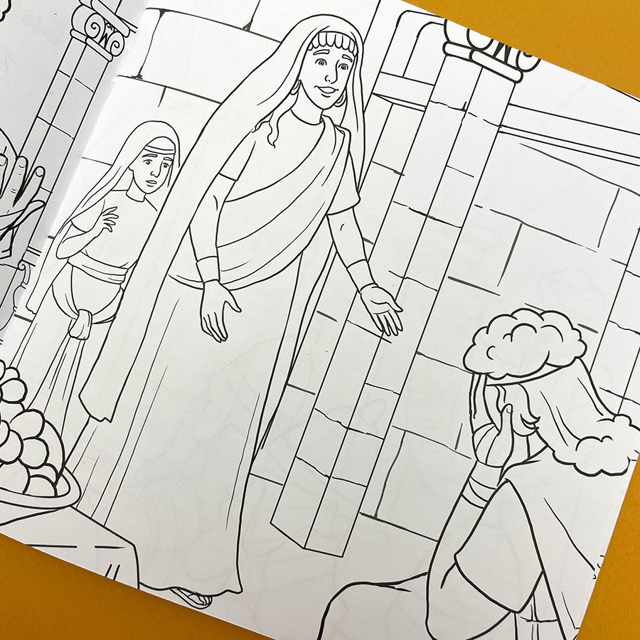 БИБЛЕЙСКИЕ ИСТОРИИ ДЛЯ ДЕТЕЙ. Елисей и Нееман. Наталья Лысенко /книга+раскраска/