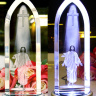 Cтелла с 3D лазерной гравировкой в закаленном стекле: «ВОЗНЕСЕНИЕ ИИСУСА» /c подсветкой/