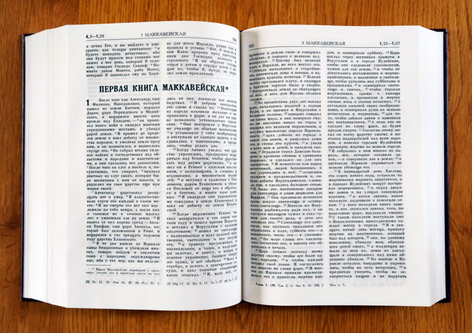 БИБЛИЯ 053 DC с неканоническими книгами Ветхого Завета /красный цвет/