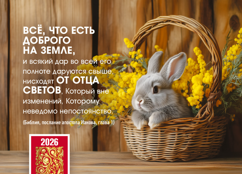 Карманный календарь 2026: Все, что есть доброго на земле