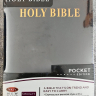 Уценка! HOLY BIBLE. New King James Version. Pocket Edition. Библия Короля Иакова на английском языке. Новая версия, карманное издание, словарь, карты, закладка, слова Иисуса выделены красным /155х115/
