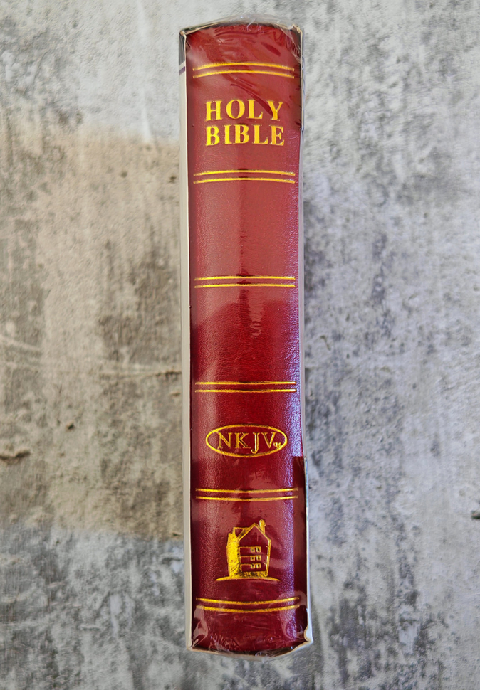 Уценка! HOLY BIBLE. New King James Version. Pocket Edition. Библия Короля Иакова на английском языке. Новая версия, карманное издание, словарь, карты, закладка, слова Иисуса выделены красным /155х115/
