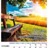 Перекидной календарь на пружине 2022: Фотопейзажи (6 листов)