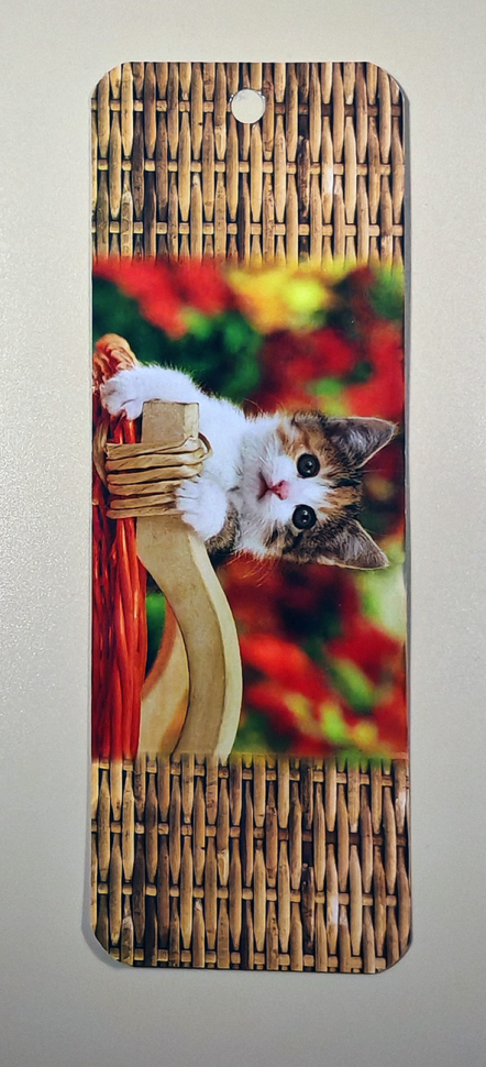 Закладка двусторонняя «Отче наш» /котенок/