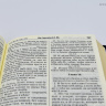 БИБЛИЯ ГЕЦЕ. 065 формат. Оливковая ветвь, кожа, прошитая, золотой срез, цвет коричневый /155х230/