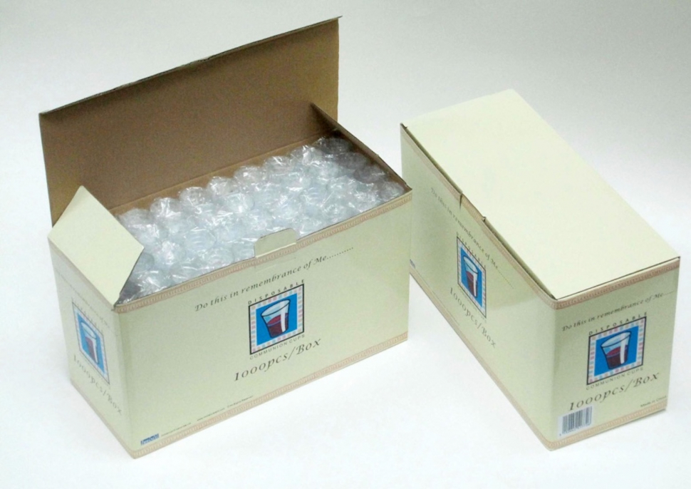 ПЛАСТИКОВЫЕ СТАКАНЧИКИ ДЛЯ ПРИЧАСТИЯ. 100 шт /Immanuel Enterprise/