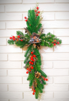 РОЖДЕСТВЕНСКИЙ ВЕНОК "Крест"