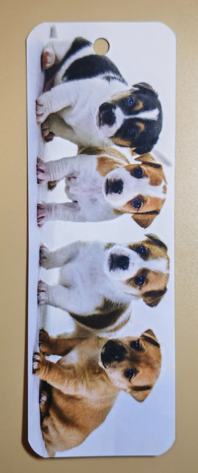 Закладка двусторонняя «Праведность Божья» /щенки/