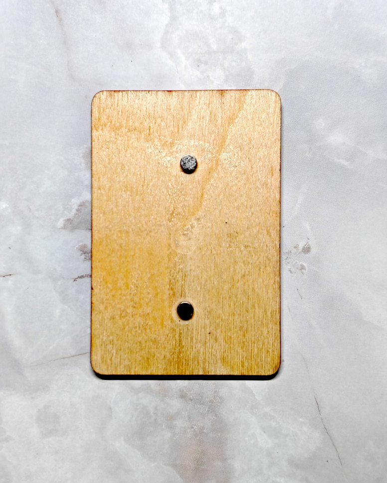 Магнит из дерева "Вы куплены дорогою ценою" 1 Кор. 7:23