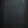 БИБЛИЯ 055 TI Черная, крест, парал. места, золотой срез, индексы /145x205/