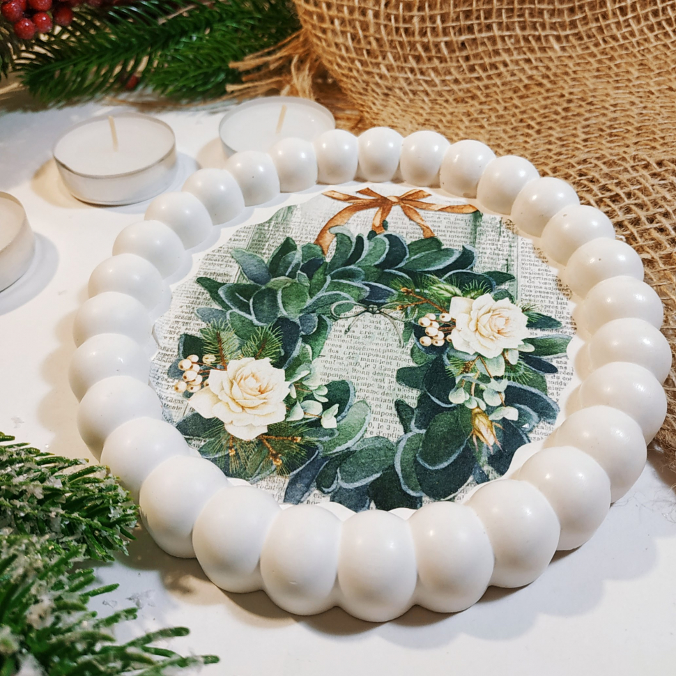 Серия подсвечников: «РОЖДЕСТВЕНСКИЙ ВЕНОК»