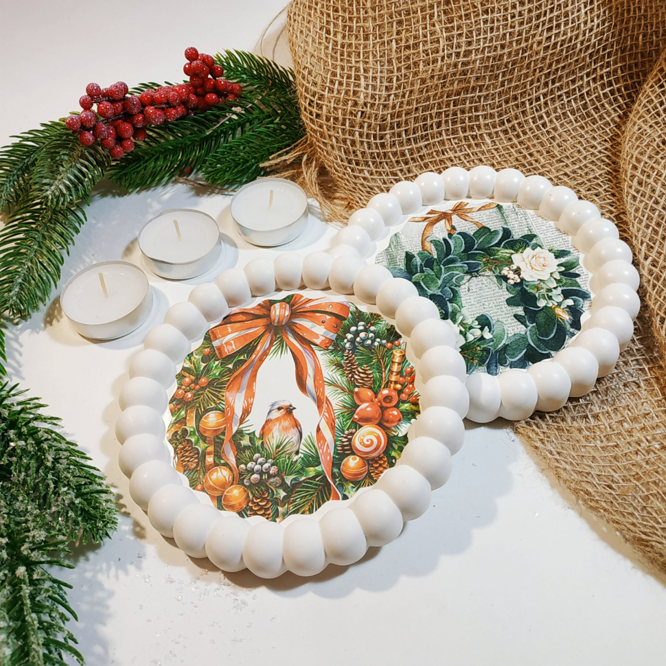 Серия подсвечников: «РОЖДЕСТВЕНСКИЙ ВЕНОК»