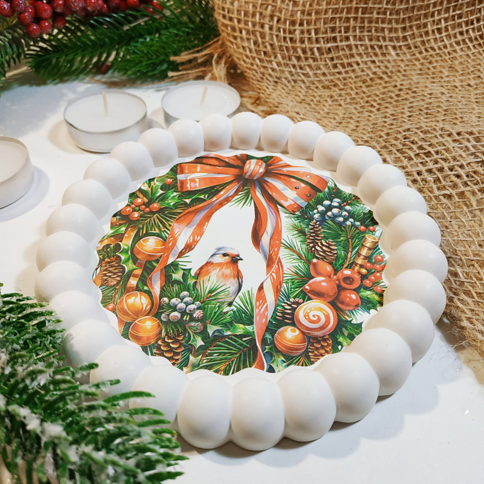 Серия подсвечников: «РОЖДЕСТВЕНСКИЙ ВЕНОК»