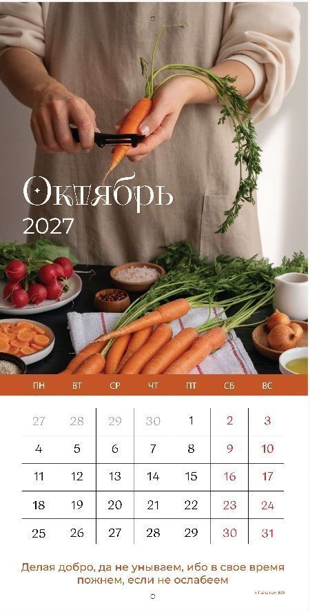 Перекидной календарь 2027: Любима, избрана, хранима (женский) /Библейская лига/